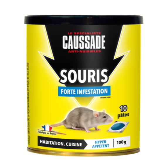 Pate Appat Souris Foudroyant 100gr