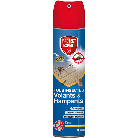 Insecticide Tous insectes Volants & Rampants 600ml - PROTECT EXPERT