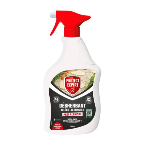 Désherbant allées, terrasses prêt-a-l'emploi 750ml - PROTECT EXPERT