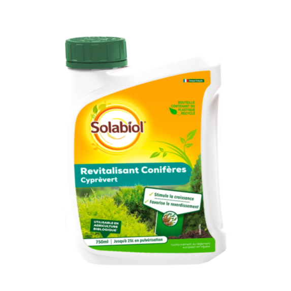 Engrais revitalisant Conifères Cyprèvert 750ml - SOLABIOL