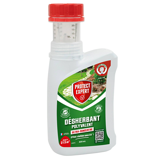 Désherbant Polyvalent ultra concentré 400ml - PROTECT EXPERT