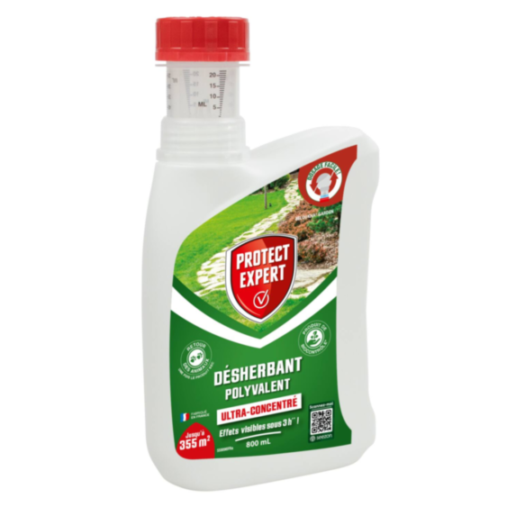 Désherbant Polyvalent ultra concentré 800ml - PROTECT EXPERT