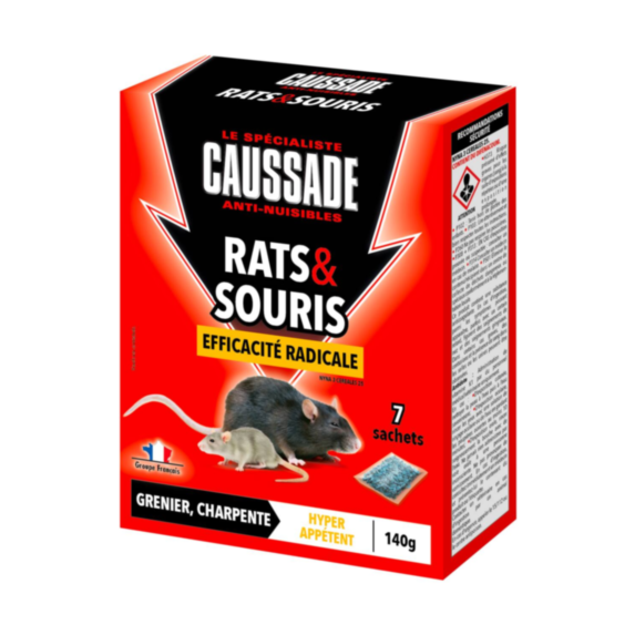 Cereales Rat Souris Difenacoum 140gr