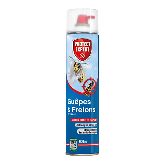 Aérosol guêpes et frelons 600ml - PROTECT EXPERT
