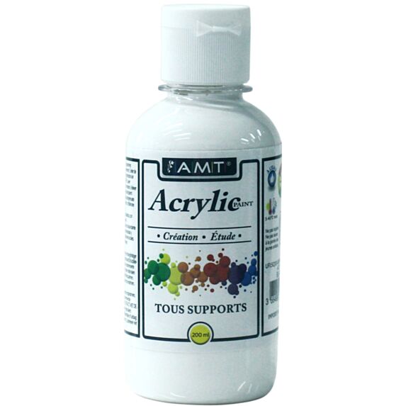 Peinture acrylique éducative 200 mL blanc - FEVICRYL