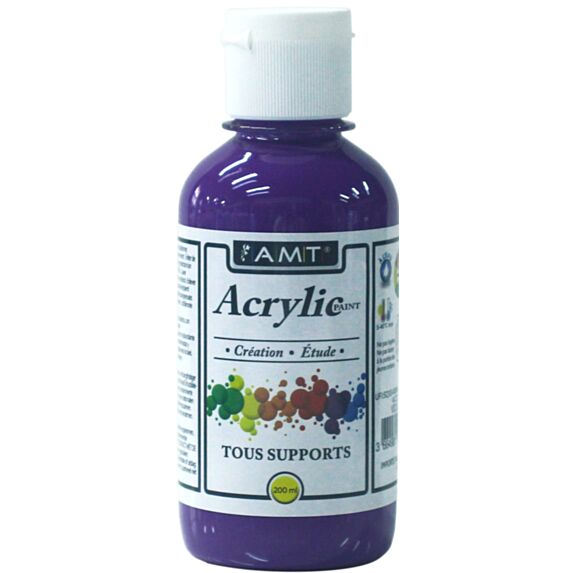 Peinture acrylique éducative 200 mL violet - FEVICRYL