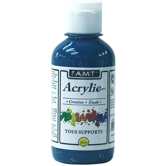 Peinture acrylique éducative 200 mL bleu canard - FEVICRYL