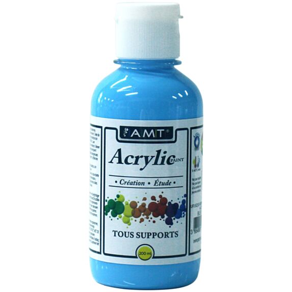Peinture acrylique éducative 200 mL bleu ciel - FEVICRYL