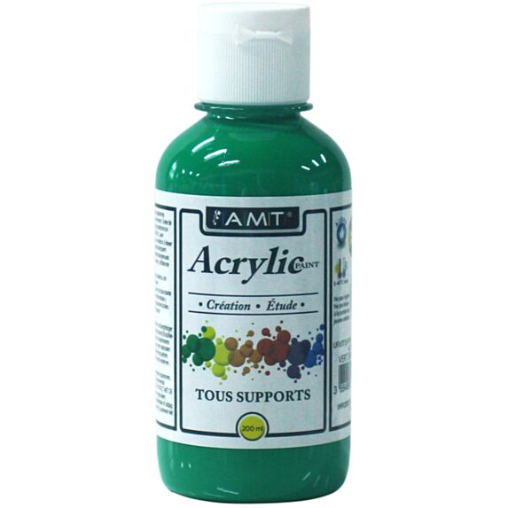 Peinture acrylique éducative 200 mL vert émeraude - FEVICRYL