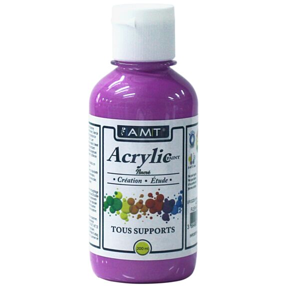 Peinture acrylique éducative 200 mL fushia nacré - FEVICRYL