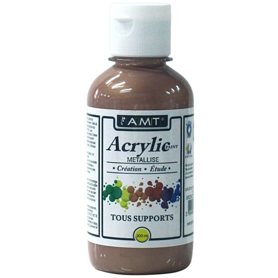 Peinture acrylique éducative 200 mL bronze métallisé - FEVICRYL
