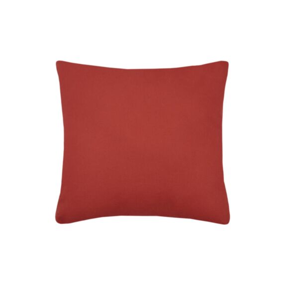 Coussin de sol Uni en coton 45 x 45 x 10 cm terracotta