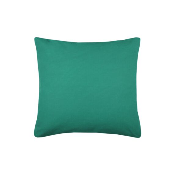 Coussin de sol Uni en coton 45 x 45 x 10 cm emeraude