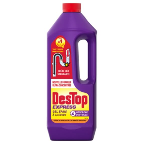 Déboucheur Gel idéal eau stagnante 0,95L - DESTOP