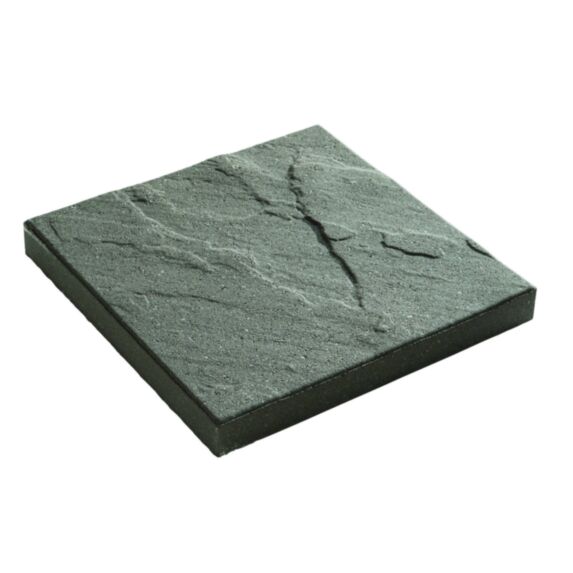 Dalle de Terrasse Structurée Ondéane Gris 40x40x4,5cm