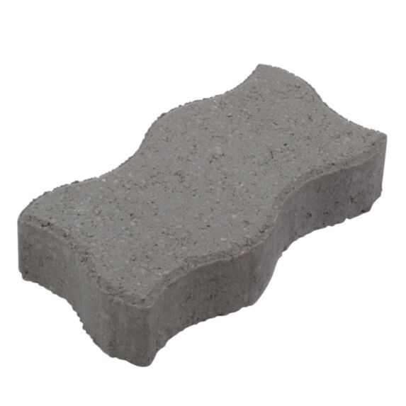 Pavé autobloquant S 12,5x24,5x5cm Gris