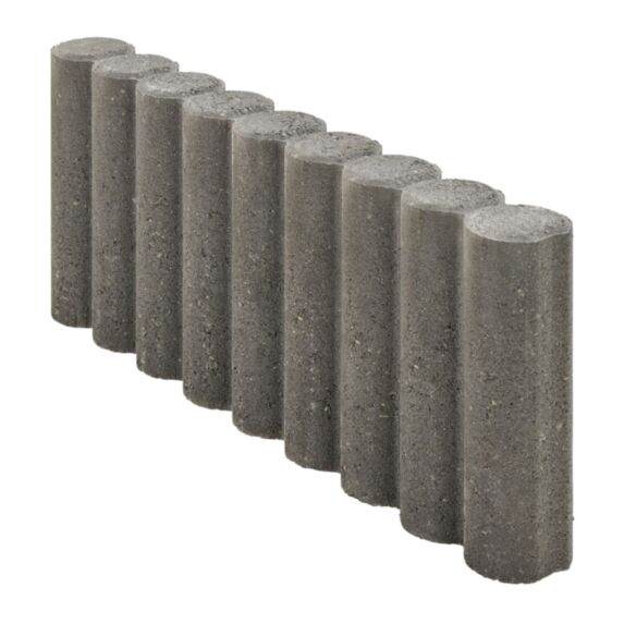 Bordure Rondin 20x50x6cm anthracite - NEXTERIA