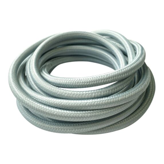 Câble électrique textile bleu pastel - L.3M