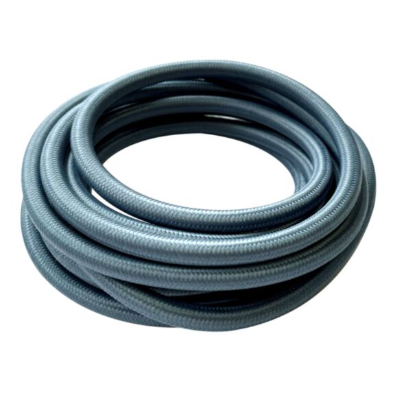 Câble électrique textile bleu indigo - L.3M