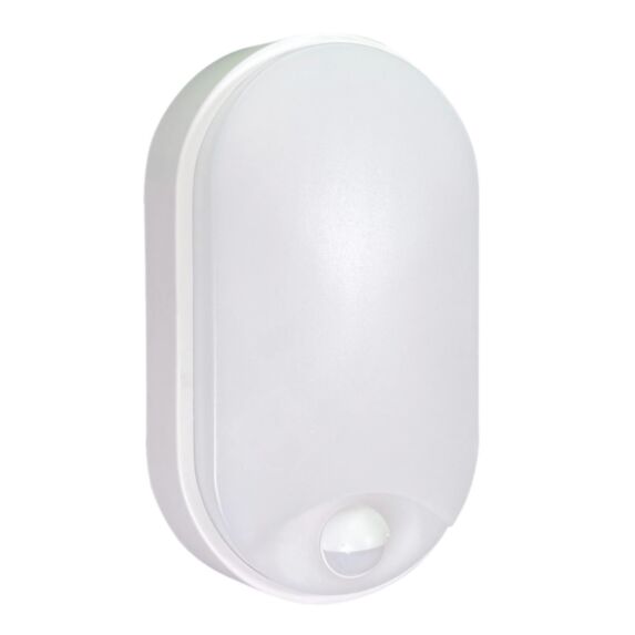 Hublot ovale Aludra blanc IP54 12W couleurs réglables L.120x210mm