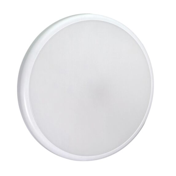 Hublot rond Coxa alu gris IP54 sans lampe 2x23W max E27 Ø300xH.80mm