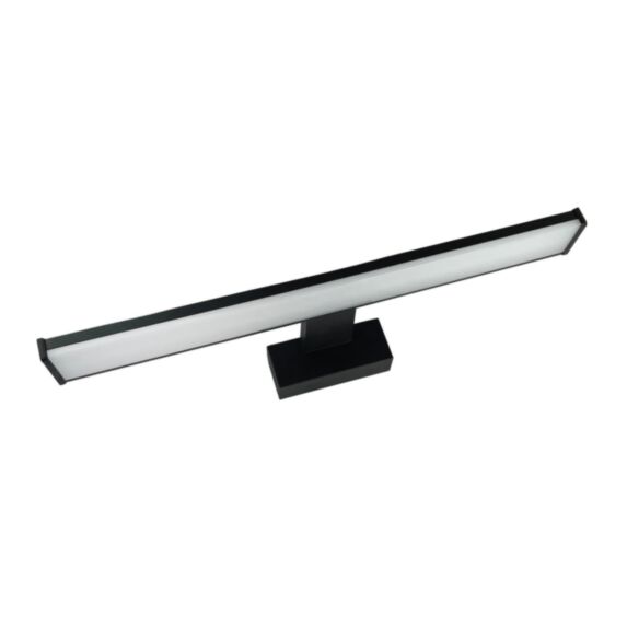 Applique LED de miroir noir 8W IP44