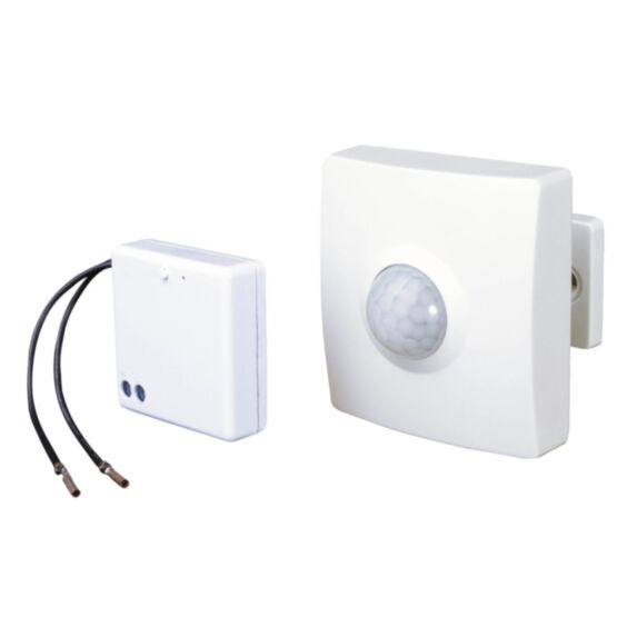 Détecteur de mouvement Sans fil Blanc - TIBELEC