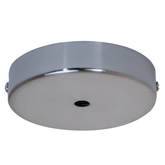 Pavillon cache-fils cylindrique métal chromé Ø100mm - TIBELEC