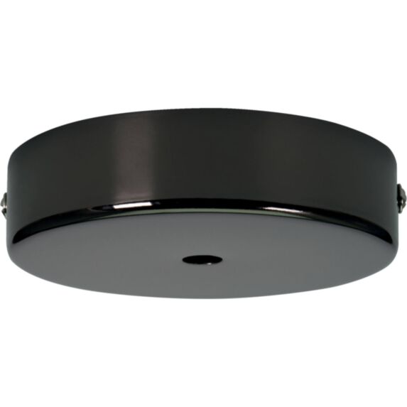 Pavillon cache-fils cylindrique métal noir perle Ø100mm - TIBELEC