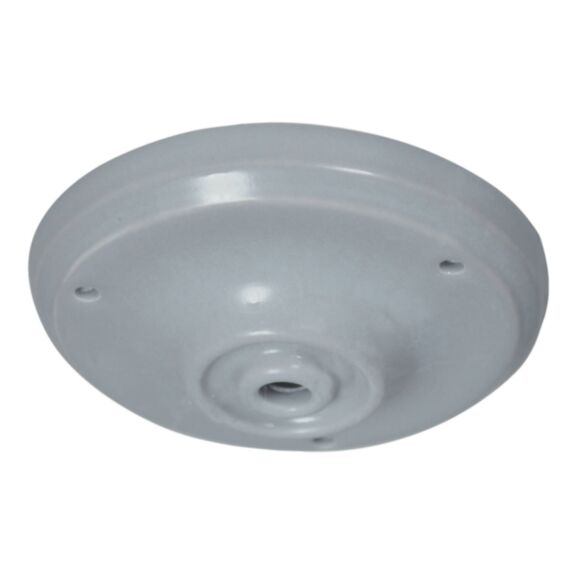 Pavillon cache-fils céramique gris Ø105mm - TIBELEC