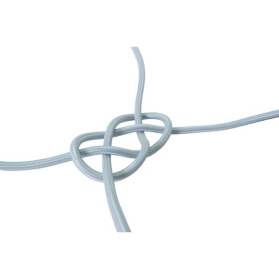 Câble électrique rond tissu bleu pastel 3m - TIBELEC