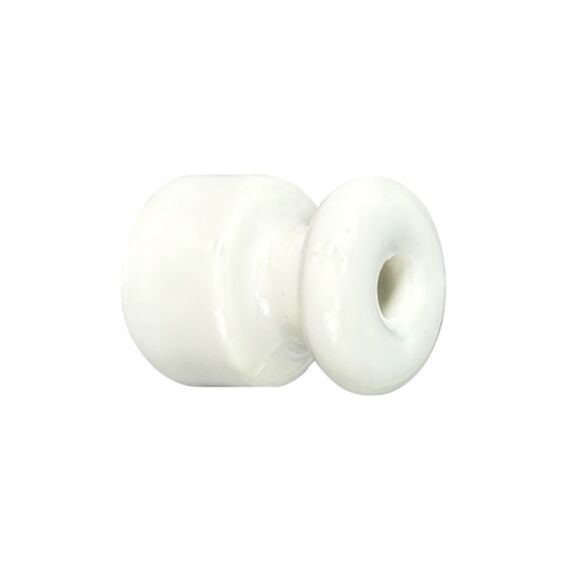 Passe-câble céramique Ø19mm hauteur 24mm blanc - TIBELEC