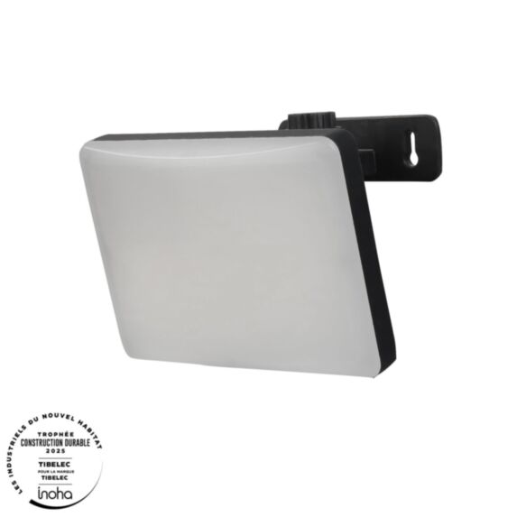 Projecteur LED 20W full screen noir IP65 - TIBELEC