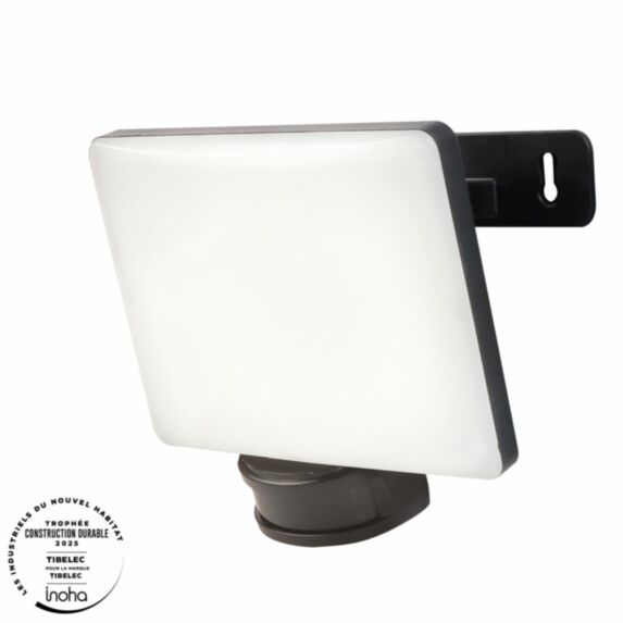 Projecteur LED 30W full screen noir IFR IP65 - TIBELEC