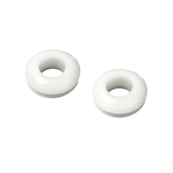 Passe-fils plastique Ø13mm blanc x2 - TIBELEC