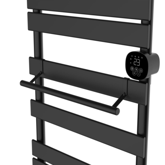 Barre pour radiateur sèche-serviette à barres plates Noir