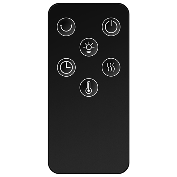 Radiateur colonne céramique 2000W noir - HEALLUX