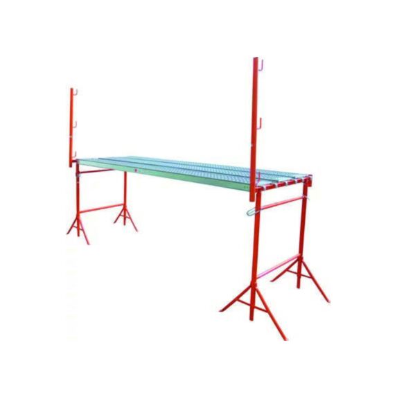 Plancher acier galvanisé 3x0,30m antidérapant gris - ALTRAD