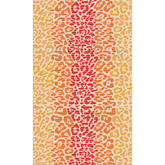 Rouleau mousse ajouré smarty country orange/vert - 1 x 0,65 m  