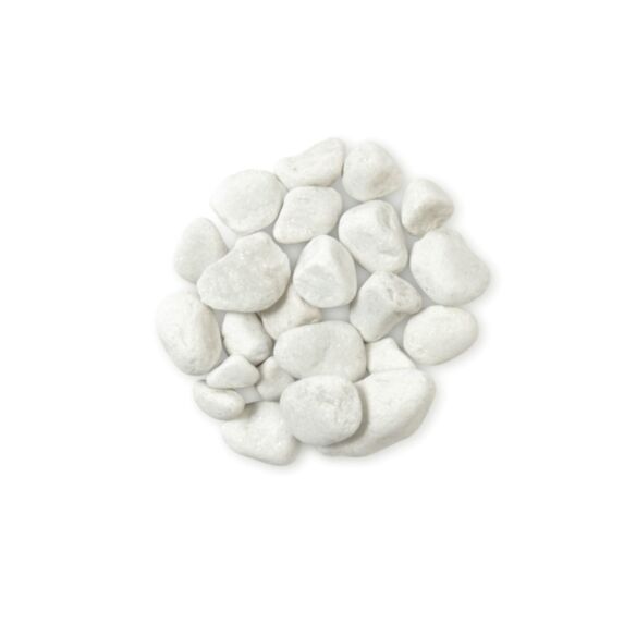 Sac galet blanc Carrara 25/40 25kg - MINERIALE