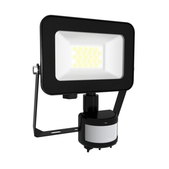 Projecteur LED détecteur 4000K 20W IP44 noir - XXCELL
