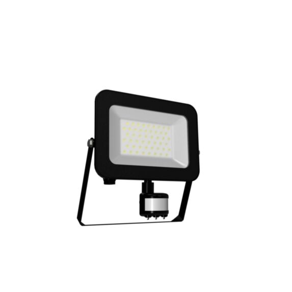 Projecteur LED détecteur 4000K 50W IP44 blanc - XXCELL