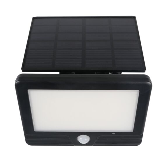 Projecteur solaire noir 4000k 1000lm détecteur ip54 - XXCELL