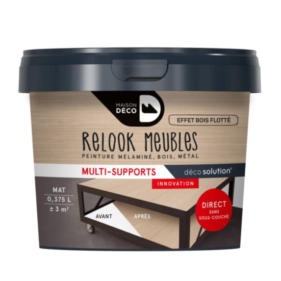 Peinture Relook meuble flotte effet bois 0,375L - MAISON DECO