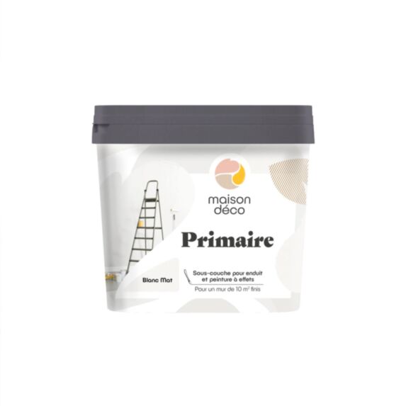 Sous-couche Primaire blanc mat 1L - MAISON DECO