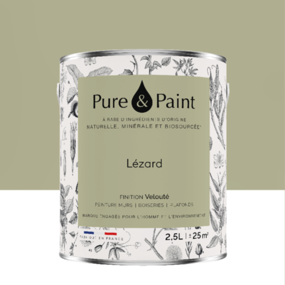Peinture Multi-Supports Velours Lezard 2,5L - PURE & PAINT