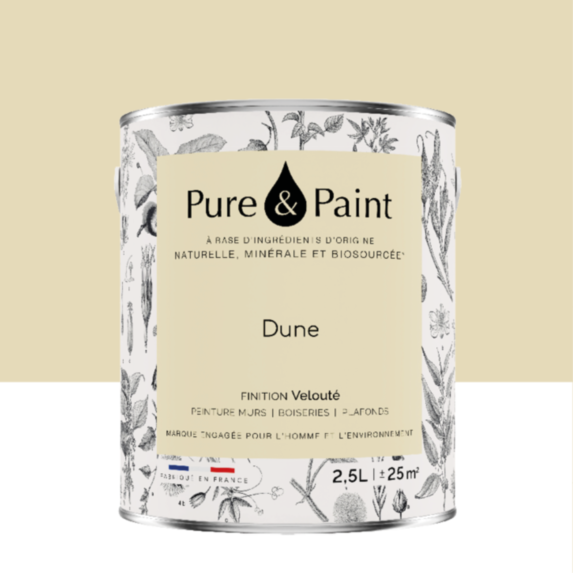 Peinture Multi-Supports Velours Dune 2,5L - PURE & PAINT