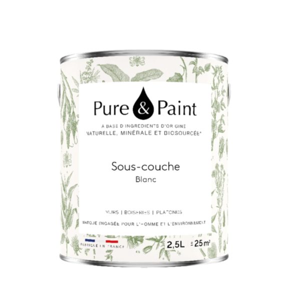 Peinture Multi-Supports Velours Sous Couche 2,5L - PURE & PAINT