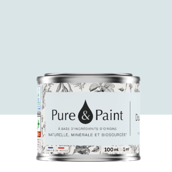Peinture Multi-Supports Velours Doux Matin 100ml - PURE & PAINT
