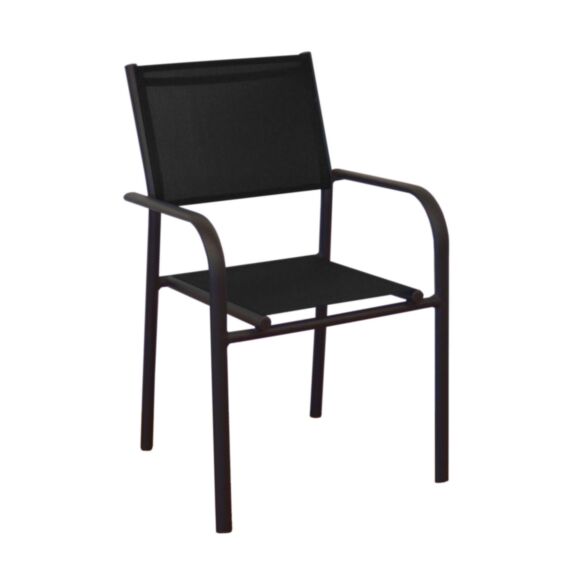 Fauteuil Duca graphite/noir - PRO LOISIRS